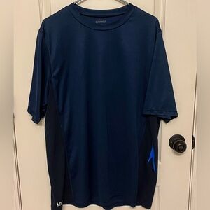 Speedo Men's Navy Blue Swim Rash Guard